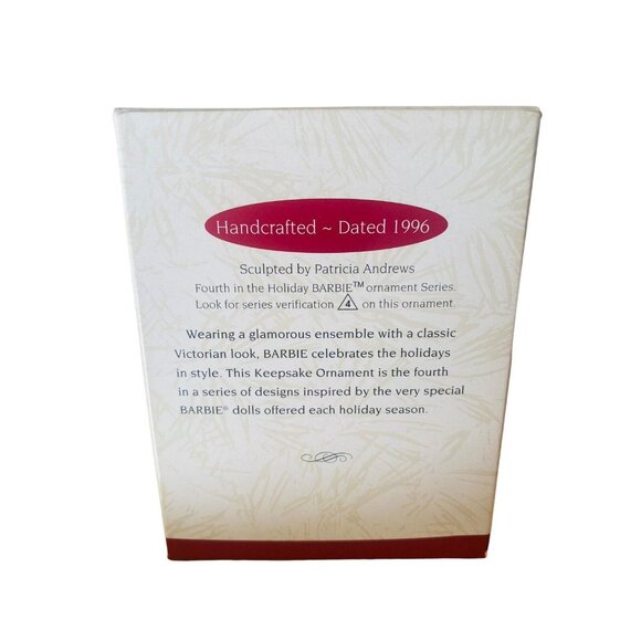 Hallmark Keepsake Barbie Holiday 1996 Collector Series Including Box - Picture 3 of 6